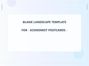 Economist Blank Front 3x4 Landscape