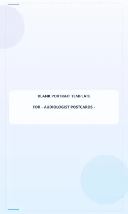Audiologist Blank Front 3x5 Portrait
