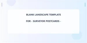 Surveyor Blank Front 3x6 Landscape