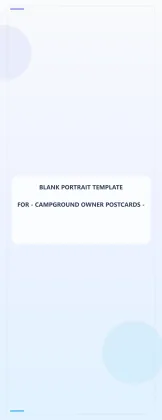 Campground Owner Blank Front 4.25x11 Portrait