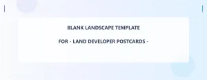 Land Developer Blank Front 4.25x11 Landscape