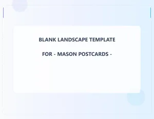 Mason Blank Front 4.25x5.5 Landscape