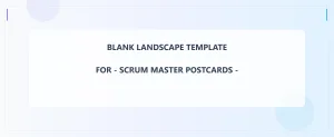 Scrum Master Blank Front 4.5x11 Landscape