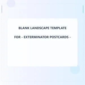 Exterminator Blank Front 4.5x4.5 Landscape