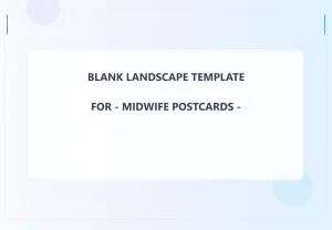 Midwife Blank Front 4.5x6.5 Landscape