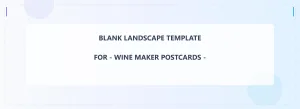 Wine Maker Blank Front 4x11 Landscape