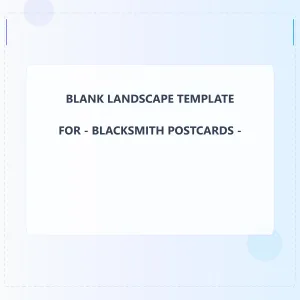 Blacksmith Blank Front 4x4 Landscape