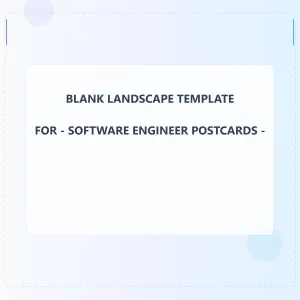 Software Engineer Blank Front 4x4 Landscape