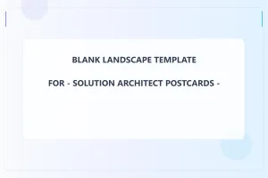 Solution Architect Blank Front 4x6 Landscape