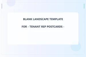 Tenant Rep Blank Front 4x6 Landscape