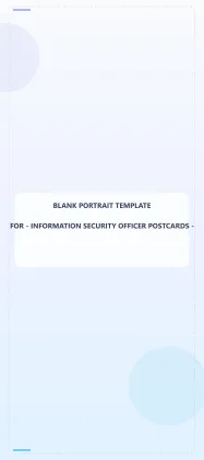 Information Security Officer Blank Front 4x9 Portrait