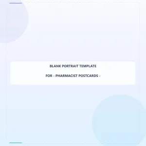 Pharmacist Blank Front 5x5 Portrait