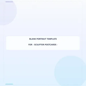 Sculptor Blank Front 5x5 Portrait