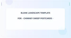 Chimney Sweep Blank Front 6.5x12 Landscape