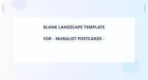 Muralist Blank Front 6.5x12 Landscape
