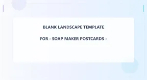 Soap Maker Blank Front 6x11 Landscape