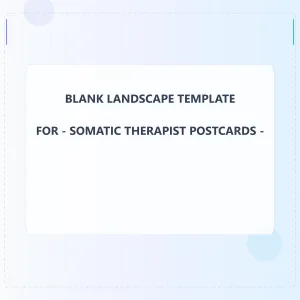 Somatic Therapist Blank Front 8x8 Landscape
