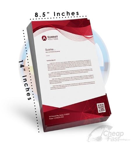 Digital Fast Letterhead on a real job, not a stock icon