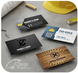 Bleed sheet for express business cards with the express clock marked