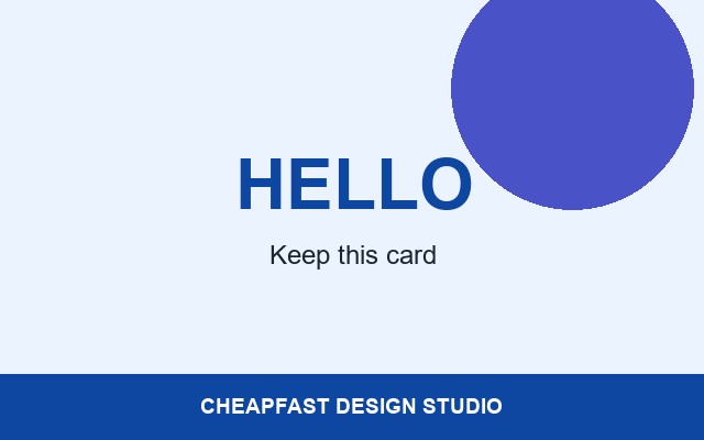 Appointment Cards Design Studio Ice split