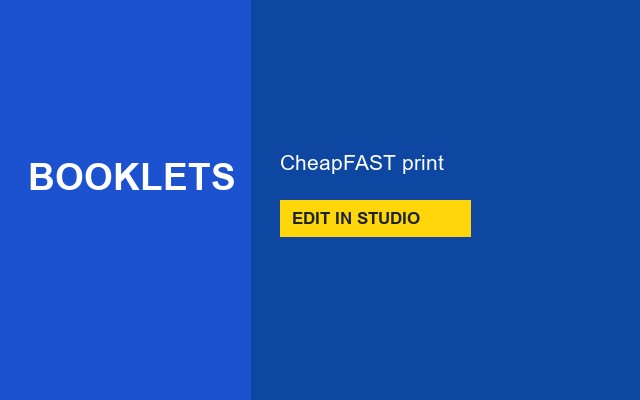 Booklets Design Studio Cover