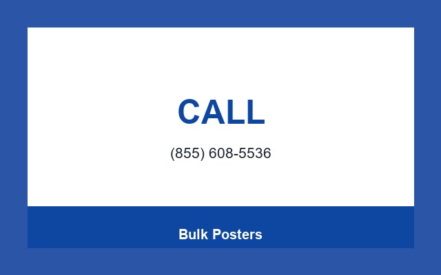Bulk Posters Design Studio Phone bar