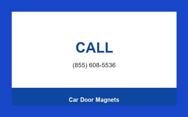 Car Door Magnets Design Studio Phone bar