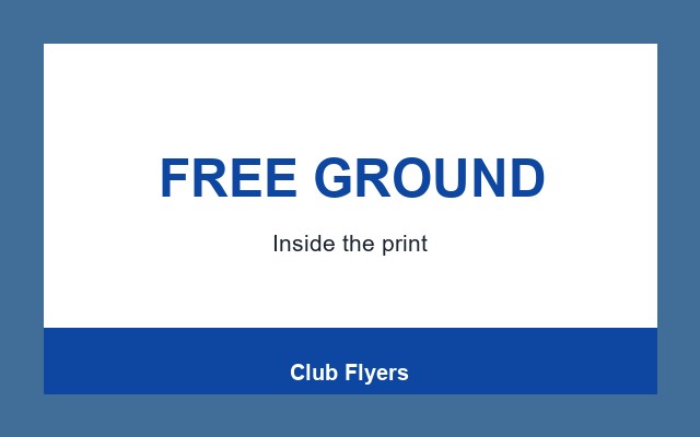 Club Flyers Design Studio Footer band