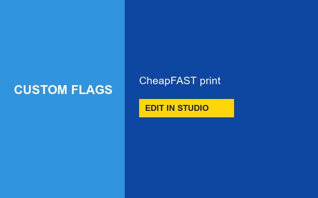 Custom Flags Design Studio Walkway
