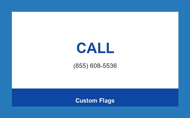 Custom Flags Design Studio Phone bar