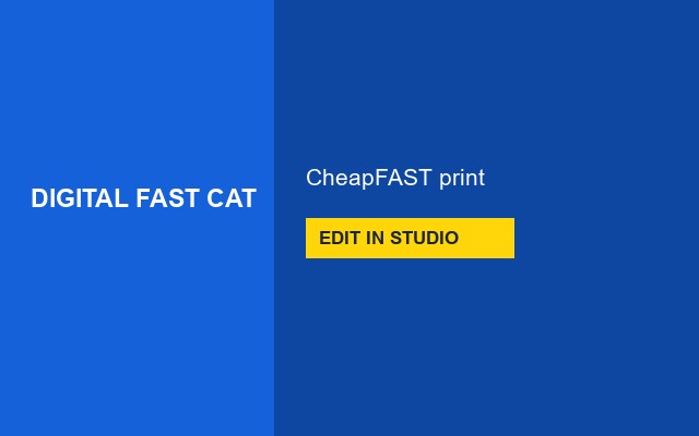 Digital Fast Catalogs Design Studio Cover