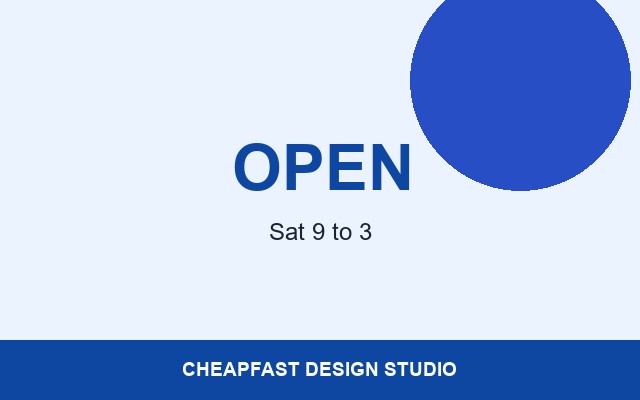 Digital Fast EDDM Design Studio Hours pill