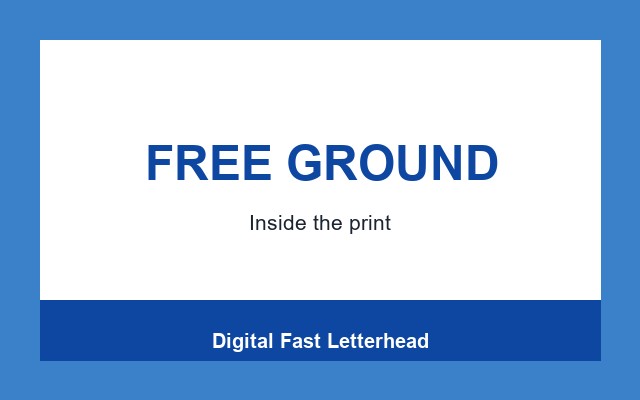Digital Fast Letterhead Design Studio Footer band