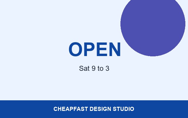 EDDM Postcards Design Studio Hours pill