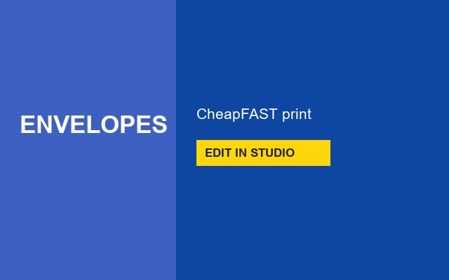 Envelopes Design Studio Sale shout