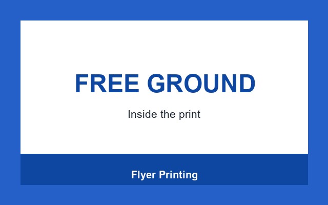 Flyer Printing Design Studio Footer band