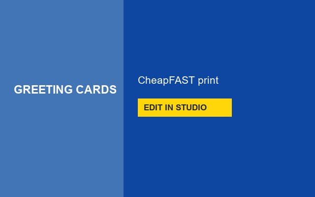 Greeting Cards Design Studio Name bar
