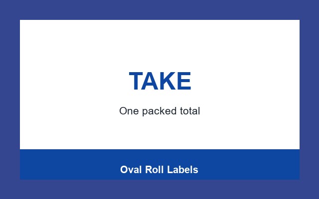 Oval Roll Labels Design Studio Giveaway