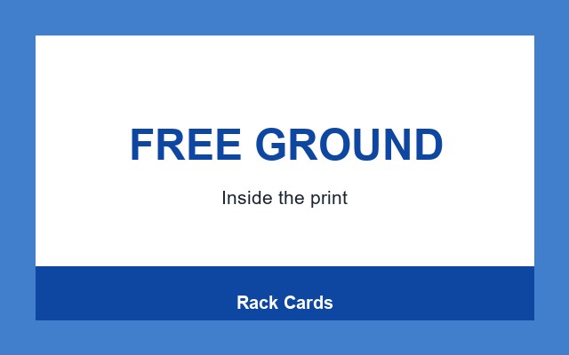 Rack Cards Design Studio Footer band