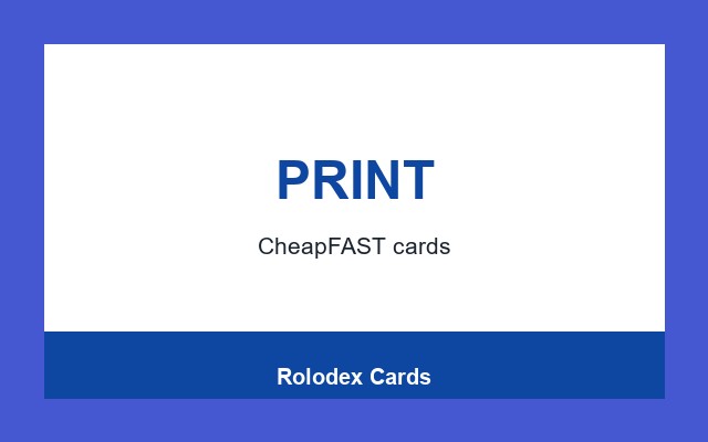 Rolodex Cards Design Studio Bottom rule