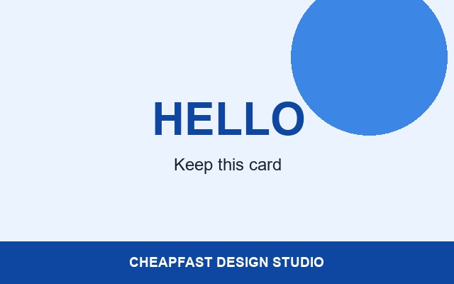 Square Business Cards Design Studio Ice split