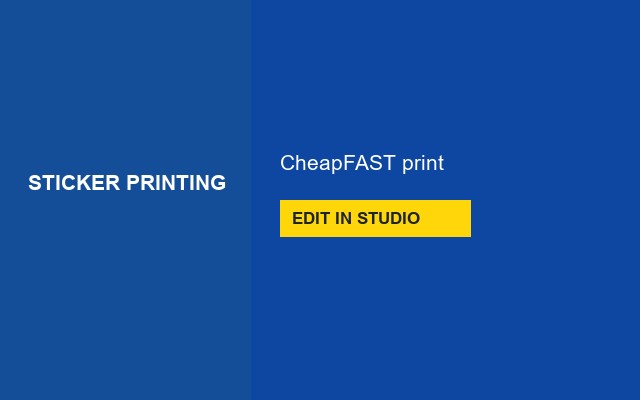Sticker Printing Design Studio Seal