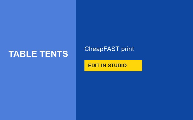 Table Tents Design Studio Cover