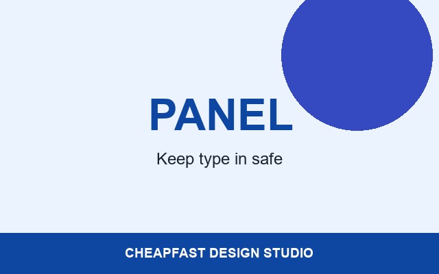 Table Tents Design Studio Panel