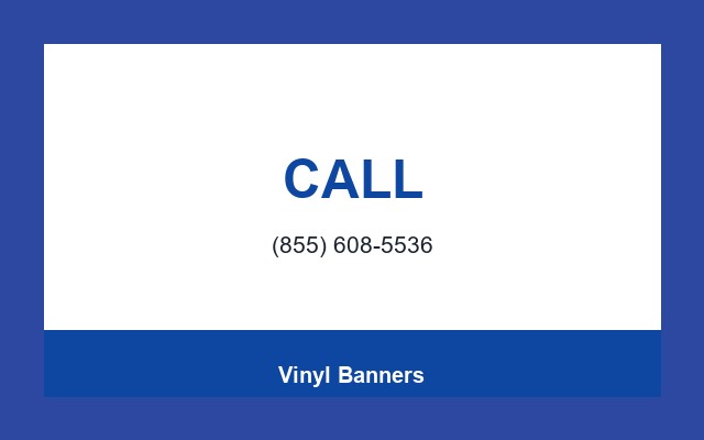 Vinyl Banners Design Studio Phone bar