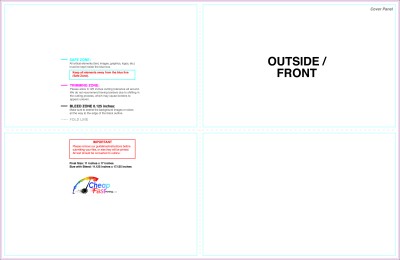 Brochure 11inx17in Halffold Then Half 8.5x5.5 Outside