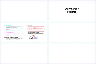 Brochure 12inx18in Half Trifold Outside