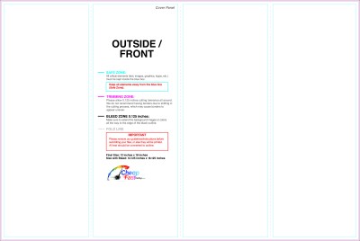 Brochure 12inx18in Reverse Parallelfold Outside