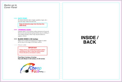 Brochure 6inx9in Halffold Inside