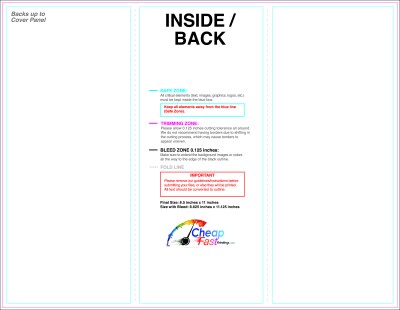 Brochure 8.5inx11in Trifold Inside